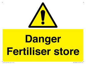Danger Fertiliser store